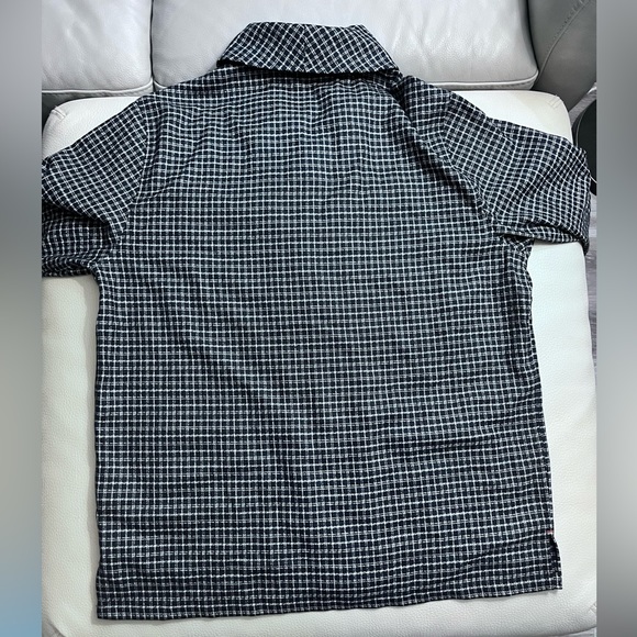 NWT - Scotch & Soda Men’s Wool Blended Shawl Collar Check Overshirt - Size L - Picture 10 of 13
